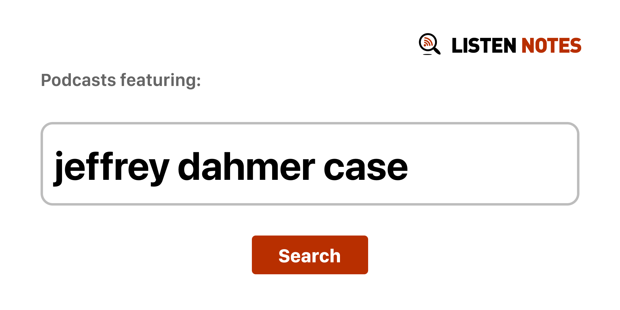 Jeffrey Dahmer Case Top Podcast Episodes 3306